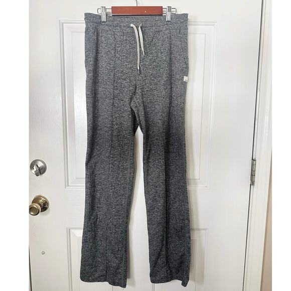 Vuori Pants Women's Small Heather Grey Halo Essential Wide Leg Lounge Sweatpants - Picture 4 of 6